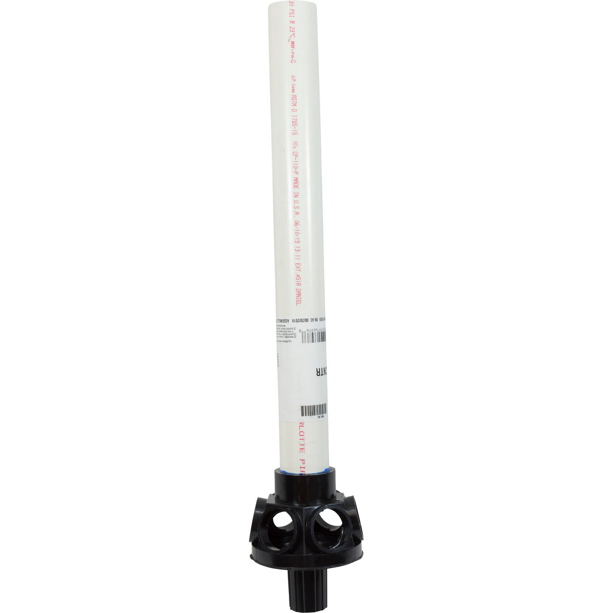 Standpipe Assy, Pentair PacFab TA50, New Style, After 05/19 : 155062 - Pentair - 788379669768 - PartsForSpas.com