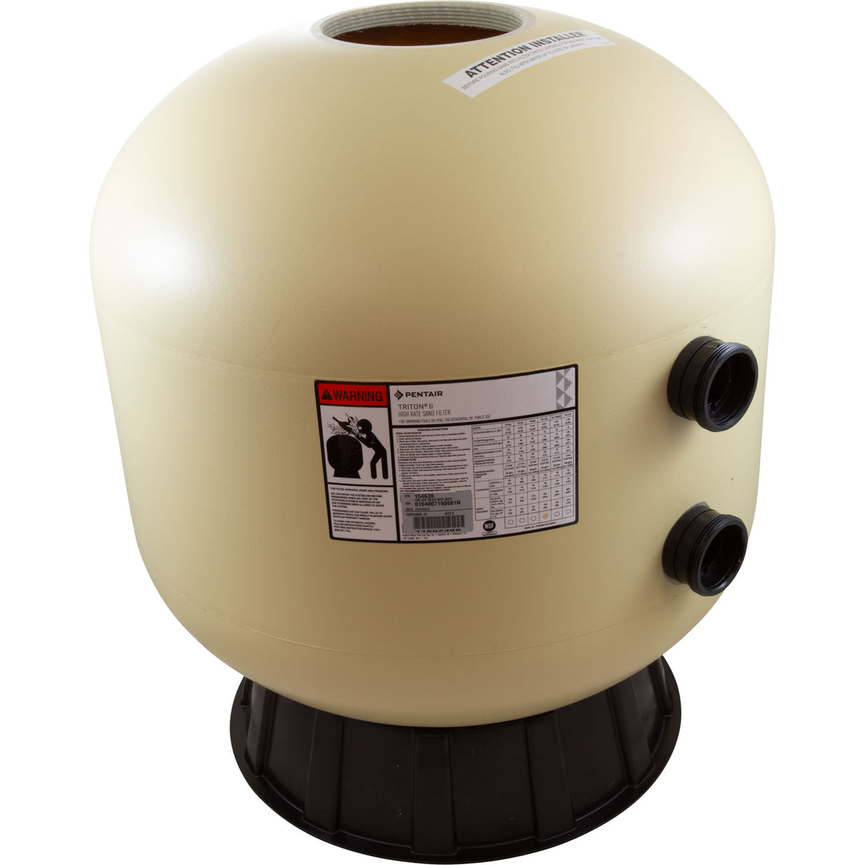Tank Body, Pentair PacFab TR100 : 154639 - PacFab/Pentair - 788379669317 - PartsForSpas.com