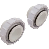 Bulkhead Adapter, Pentair PacFab Triton II, 1-1/2", Qty 2 : 271094 - PacFab/Pentair - 788379608187 - PartsForSpas.com