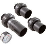 Union & Pressure Gauge Kit, Raypak Protege RPSF : 018252F - Raypak - 018252F - PartsForSpas.com