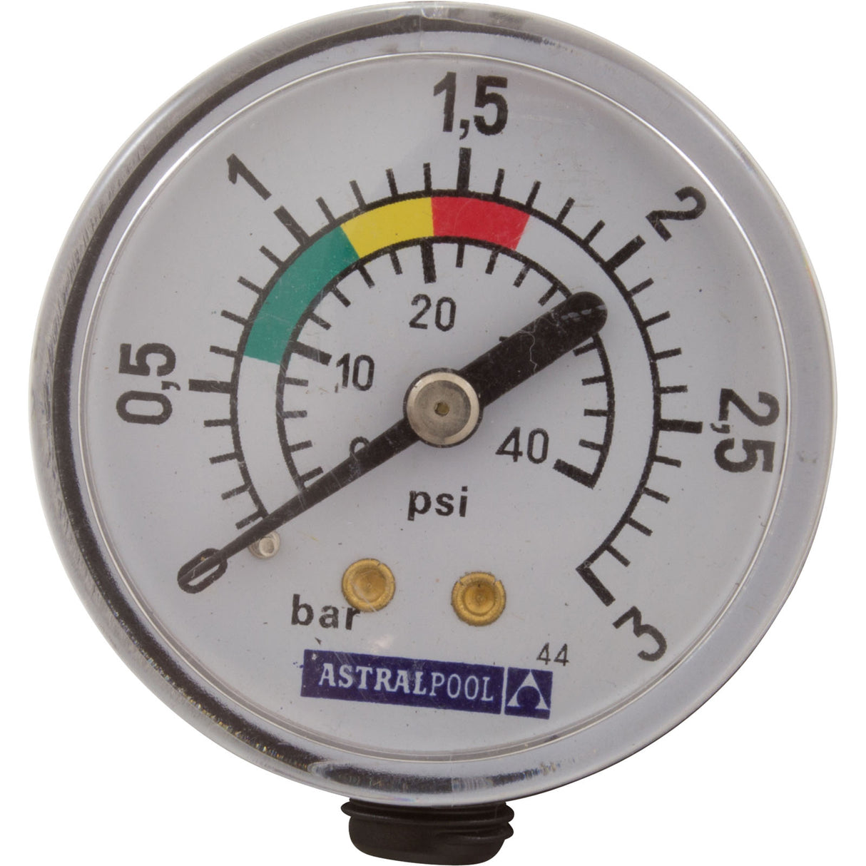 Pressure Gauge Kit, Astral, Back Mount, 1/8" : 4404080104