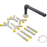 Collector Assy, Waterco, Baker Hydro, HRV36, w/Hub & Laterals : 15B0227 - Waterco - 15B0227 - PartsForSpas.com