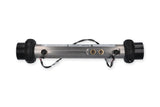 Heater Assembly, Balboa M7, SUV/2000M7, 5.5kW, 230V, 2" x 15"Long, w/2 Sensors, Tailpieces : 58010