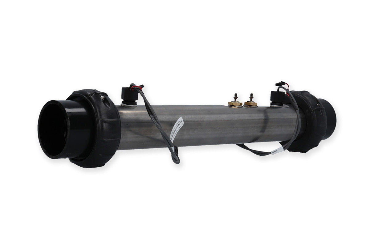 Heater Assembly, Balboa M7, SUV/2000M7, 5.5kW, 230V, 2" x 15"Long, w/2 Sensors, Tailpieces : 58010