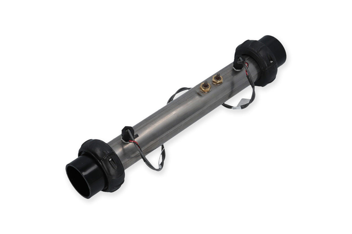 Heater Assembly, Balboa M7, SUV/2000M7, 5.5kW, 230V, 2" x 15"Long, w/2 Sensors, Tailpieces : 58010