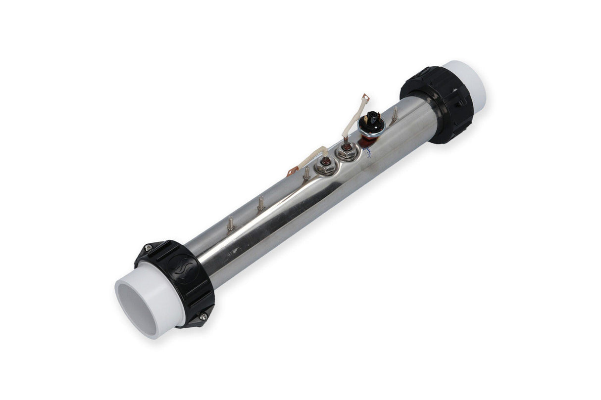 Heater Assembly, Gecko, Heat.Wav, M-Class/MSPA, 5.5kW, 240v, 2" x 15", w/Leads, Pressure Switch : 9920-100347