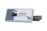 Spaside Control, Gecko TSC-18-GE1/GE2 Small Rectangle, 4-Button, LED, 1 or 2 Pump, 10' Cable : BDLTSC18PPD