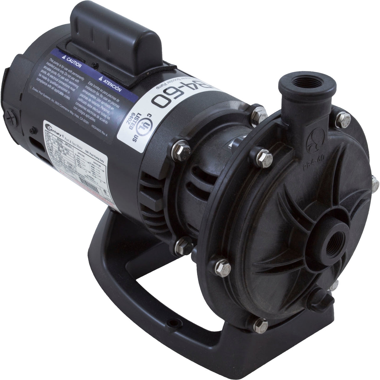 Pump, Booster, Zodiac Polaris, 0.75hp, 115/230v, OEM : PB4-60 - Polaris/Zodiac - 738919006713 - PartsForSpas.com