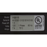 Blower, Zodiac Jandy, Plastic, 1.5hp, 115v, 7.9A, Hardwire : PSB115