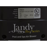 Blower, Zodiac Jandy, Plastic, 2.0hp, 115v, 9.7A, Hardwire : PSB120
