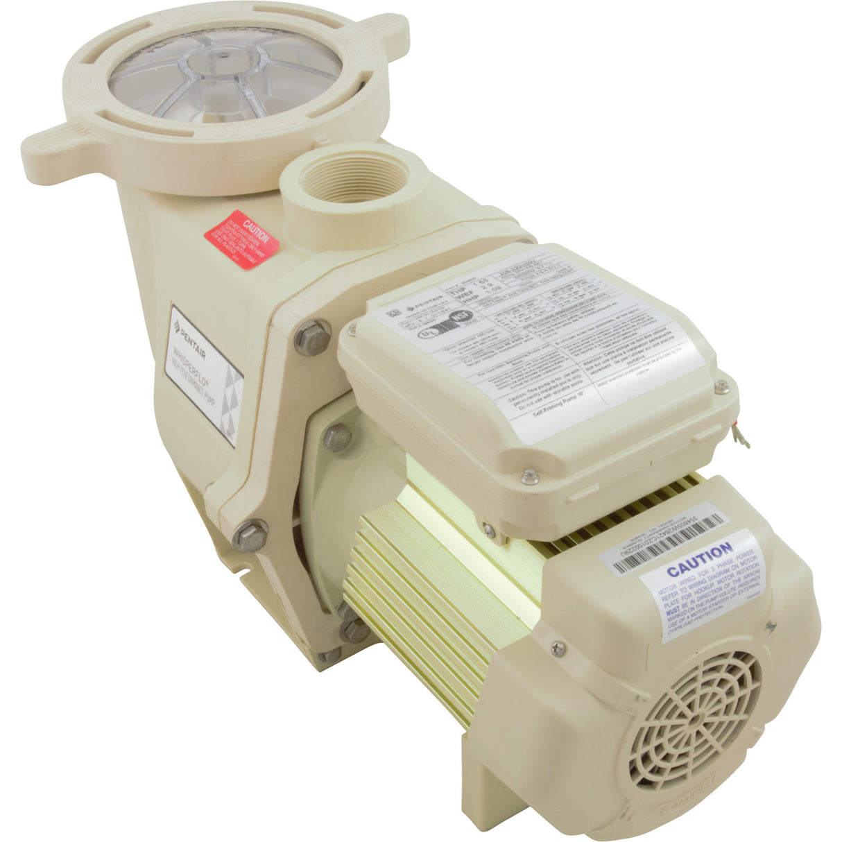 Pump, Pentair WFK-4, 1.0hp, 208-230/460v, 3-Phase, Super Duty : 011641 - Pentair - 788379863852 - PartsForSpas.com