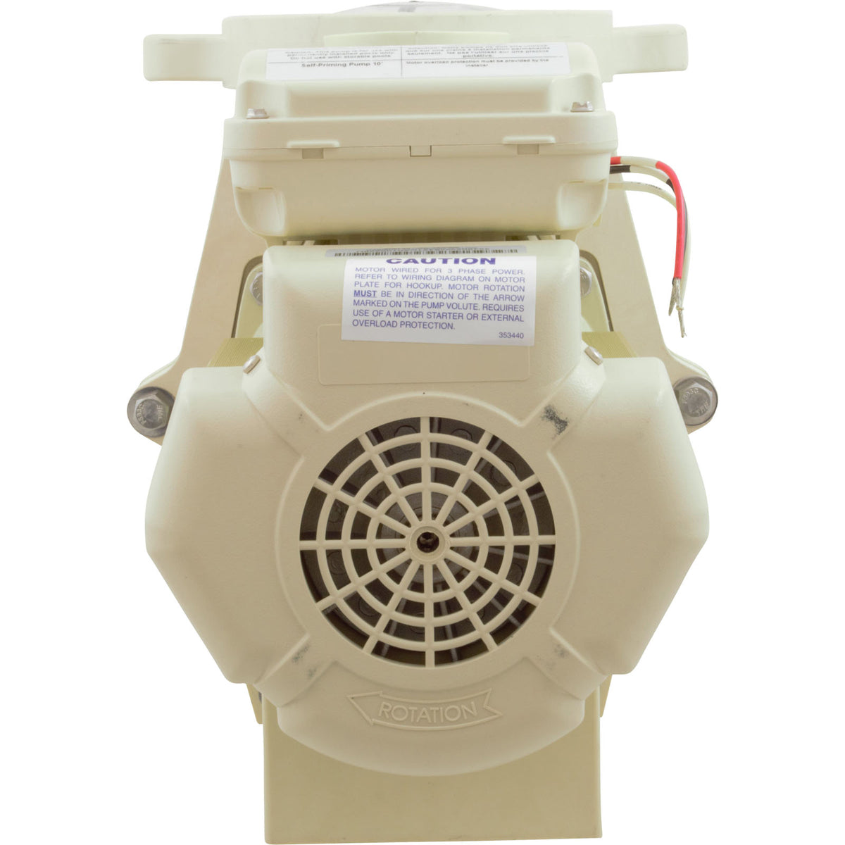 Pump, Pentair WFK-4, 1.0hp, 208-230/460v, 3-Phase, Super Duty : 011641