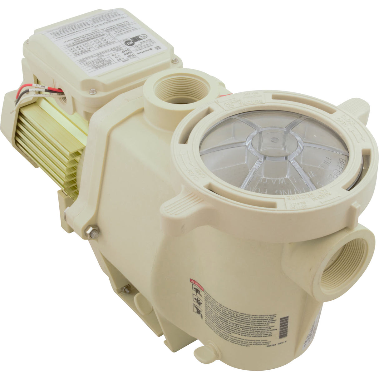 Pump, Pentair WFK-4, 1.0hp, 208-230/460v, 3-Phase, Super Duty : 011641 - Pentair - 788379863852 - PartsForSpas.com