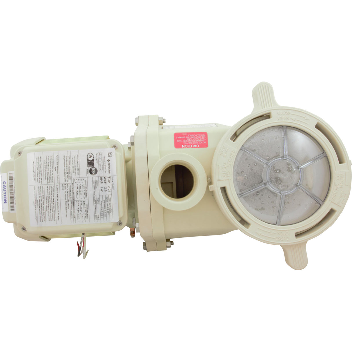 Pump, Pentair WhisperFlo, 1.5hp, 208-230/460v, 3-Phase, SD : 011642