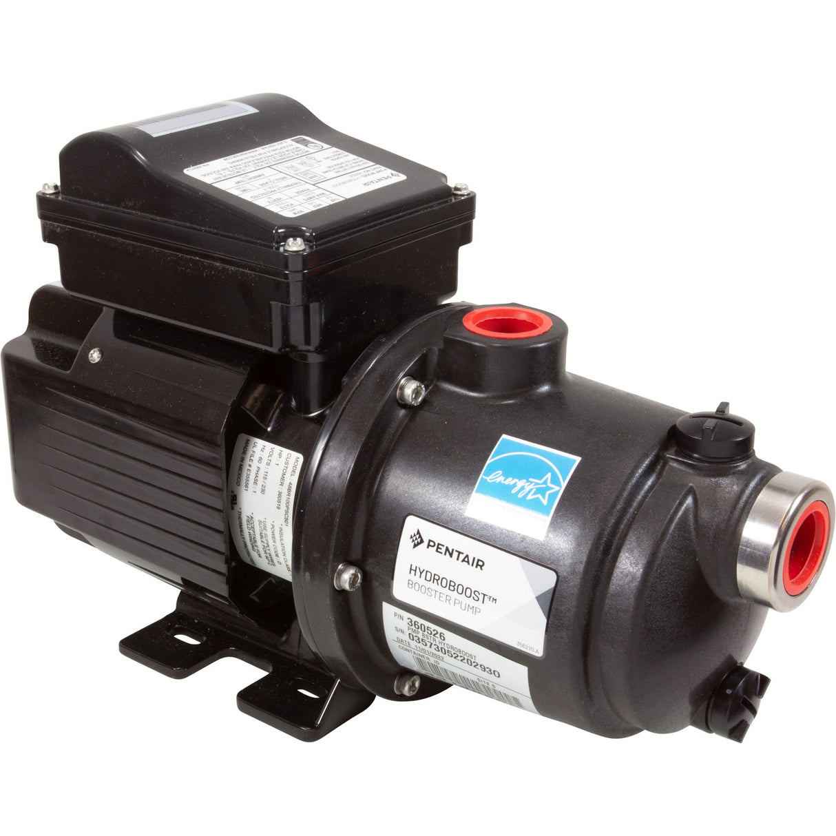 Pump, Booster, Pentair HydroBoost, 0.8thp, 115/230v, 1-Spd, TEFC : 360526 - Pentair - 788379887841 - PartsForSpas.com