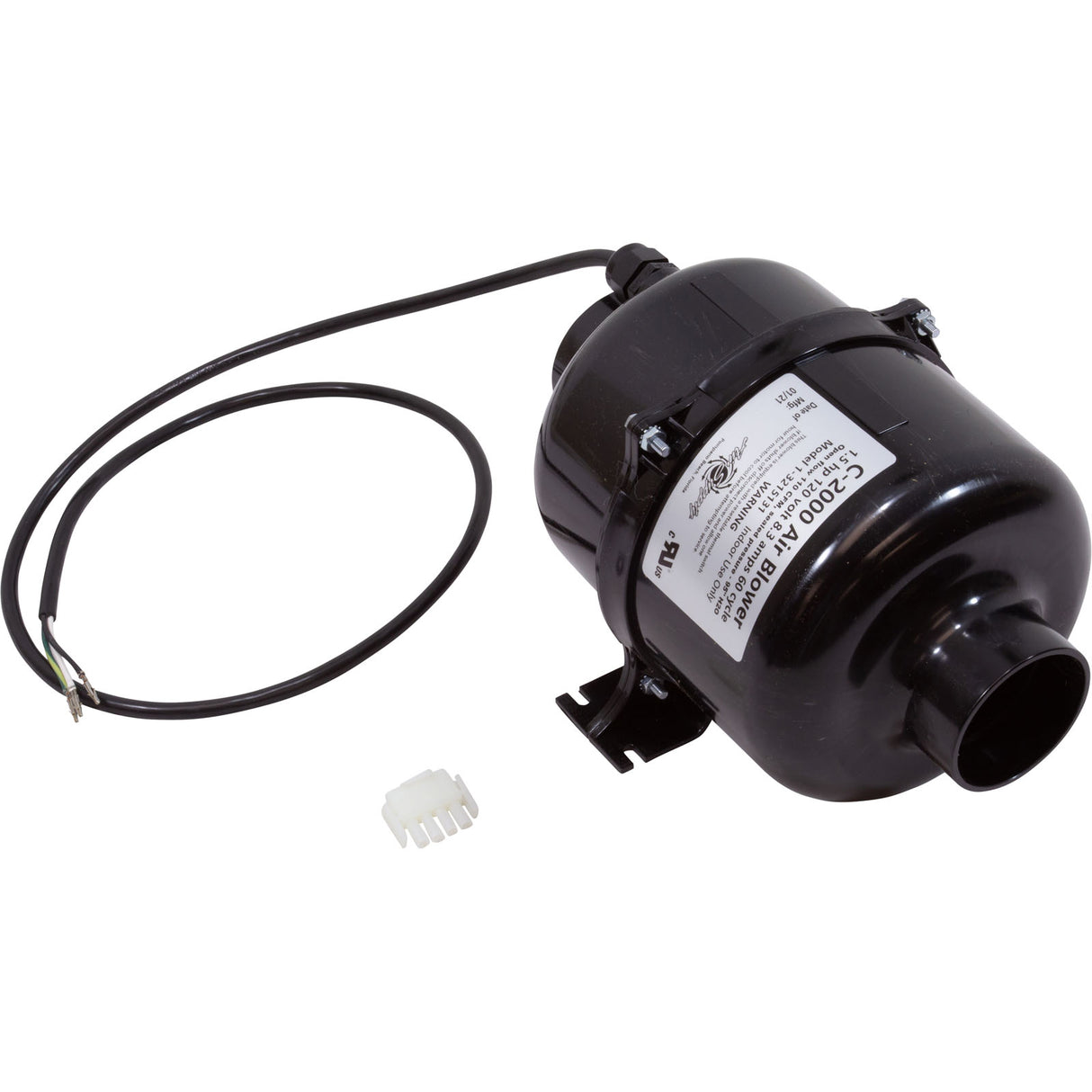 Blower, Air Supply Comet 2000, 1.5hp, 115v, 8.3A, 4ft AMP : 3215131