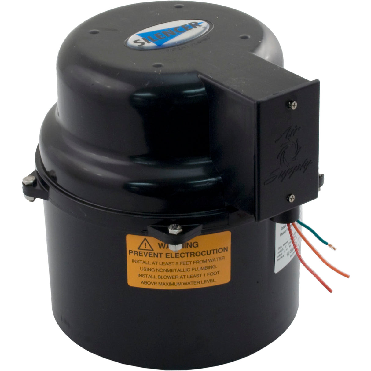 Blower, Air Supply Silencer, 1.0hp, 230v, 2.5A, Hardwire : 6310241