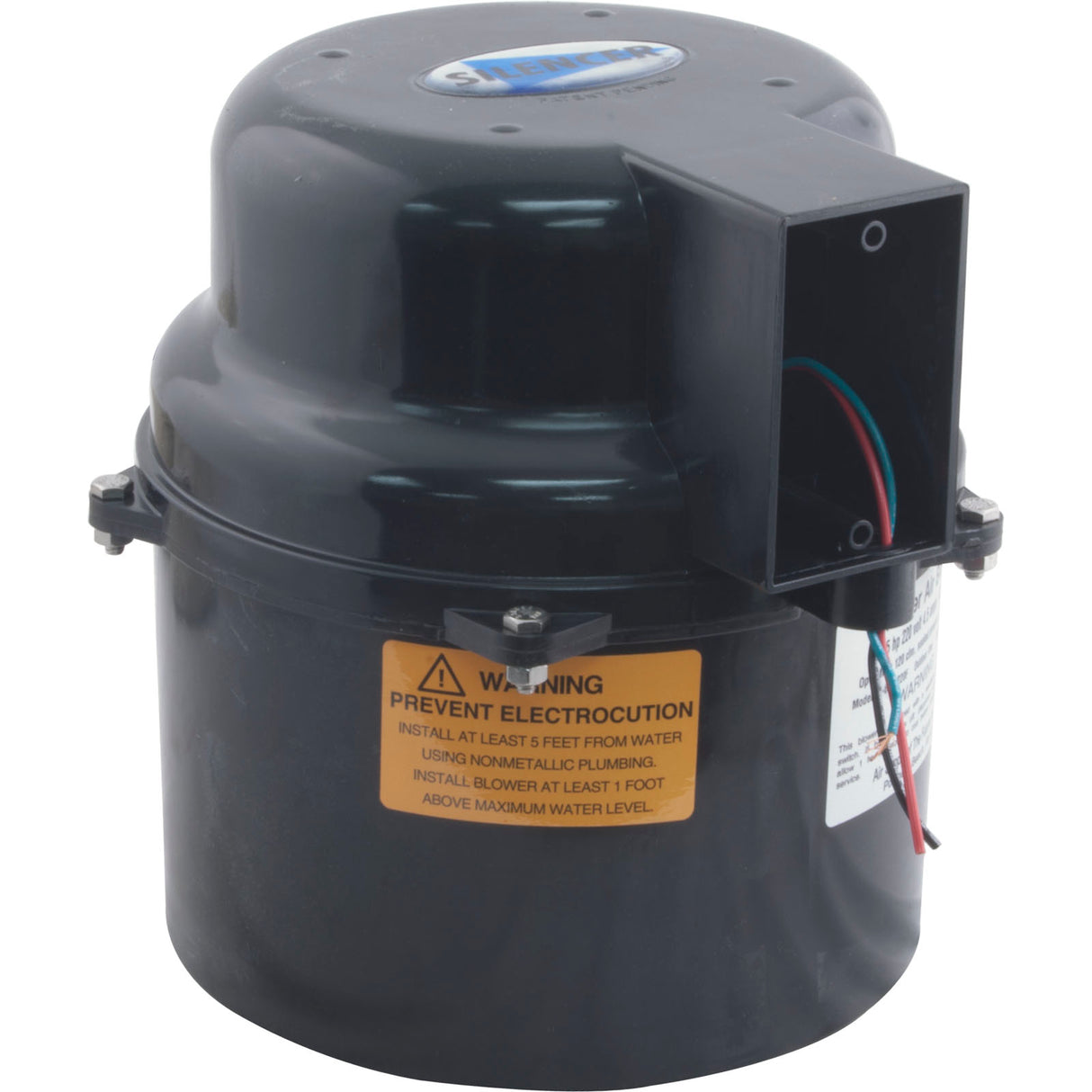 Blower, Air Supply Silencer, 1.5hp, 230v, 4.5A, Hardwire : 6315241