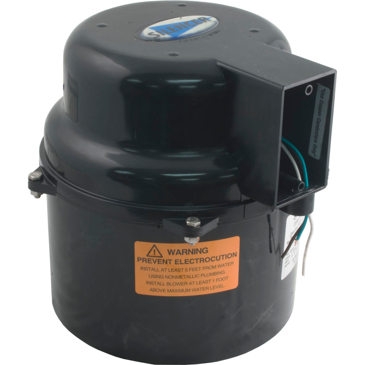Blower, Air Supply Silencer, 2.0hp, 115v, 11.0A, Hardwire : 6320141