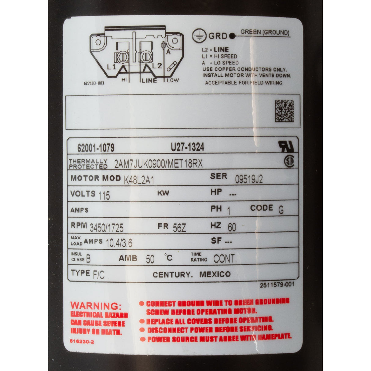 Pump, BWG, Dura-Jet, 1.0hp, 115v, 2-Spd, 2", OEM : 4239110-S - Balboa Water Group - 4239110-S - PartsForSpas.com