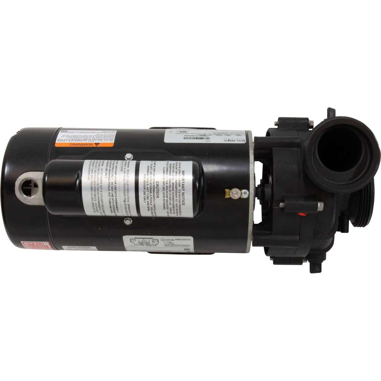 Pump, BWG Sta-Rite Dura-Jet, 2.0hp, 230v, 2-Spd, 2", OEM : 4239208-S - Balboa Water Group - 4239208-S - PartsForSpas.com