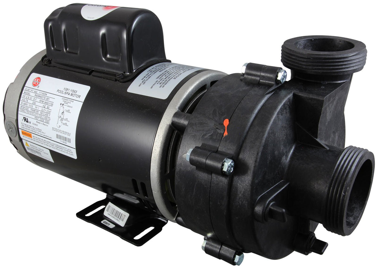 Pump, BWG Vico Ultimax, 2.5hp, 2-Spd, 230v, 56Fr, 2" : 5235210-S - Balboa Water Group - 5235210-S - PartsForSpas.com