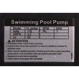 Pump, Hayward VL Series, 115v, 1-Spd, w/o Strainer, OEM : VLX4009 - Hayward - 0610377139472 - PartsForSpas.com