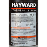 Pump, Hayward PowerFlo LX, 1.0hp, 115v, 1-Spd, 1-1/2", Nema : W3SP1580 - Hayward - W3SP1580 - PartsForSpas.com