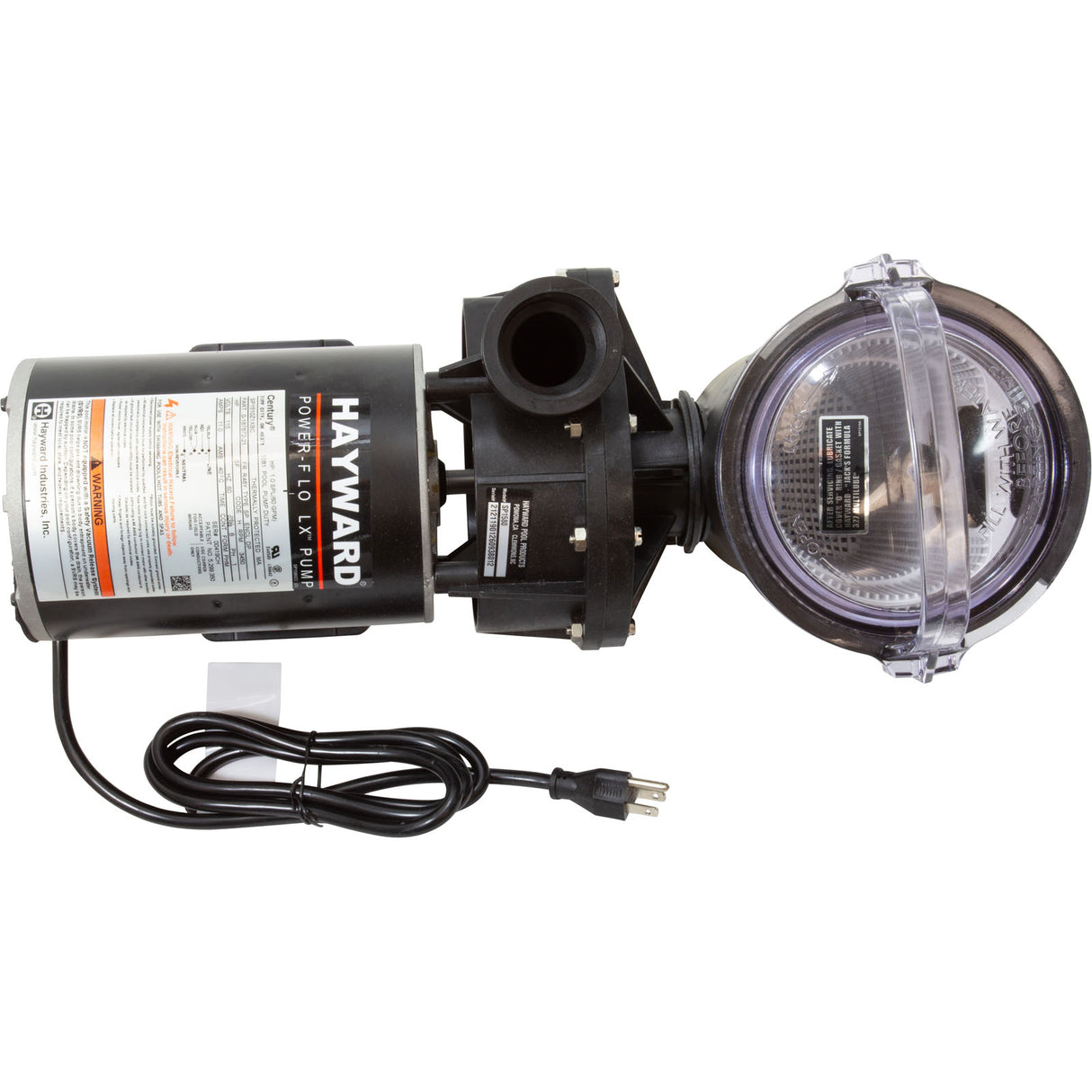 Pump, Hayward PowerFlo LX, 1.0hp, 115v, 1-Spd, 1-1/2", Nema : W3SP1580 - Hayward - W3SP1580 - PartsForSpas.com