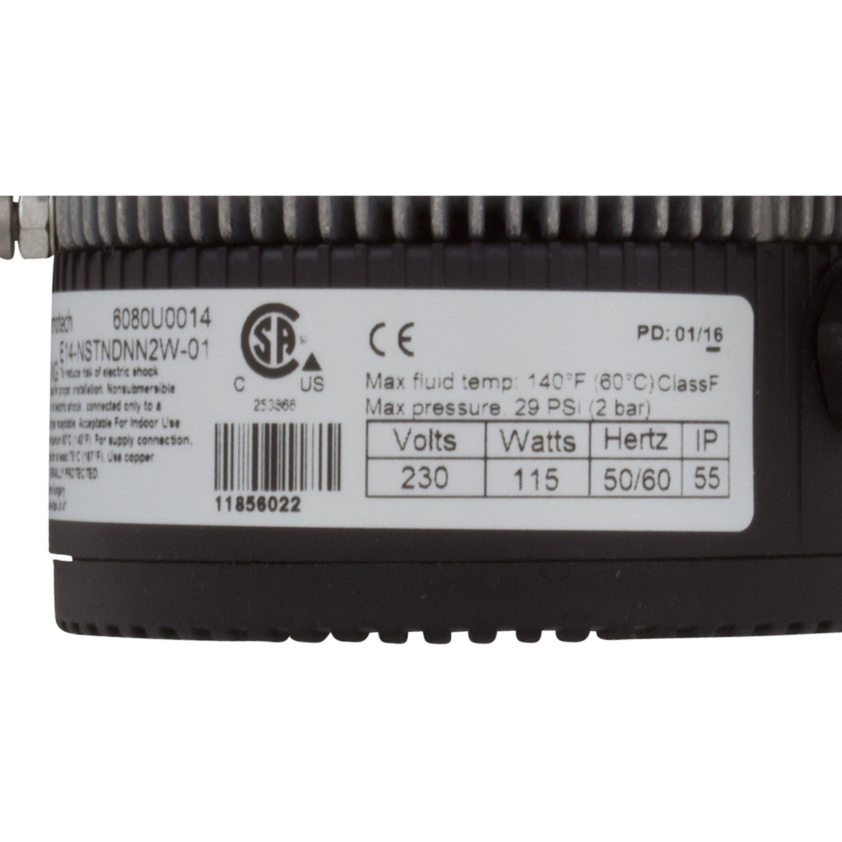 Pump, Circ, Laing E-14, 230v, 1-1/2"mbt, 4ft Amp Cord, OEM : LMB07102983 - Laing/Xylem - 733886733488 - PartsForSpas.com