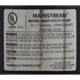 Pump, Submersible, Danner ProLine 6MSP, 1400GPH, 370W, 25' Cord : 02585 - Danner Manufacturing Inc - 02585 - PartsForSpas.com