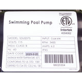 Pump, AquaPro AL75, 0.75 Horsepower, 115v : 10081-ACC - AquaPro Systems - 816965013807 - PartsForSpas.com