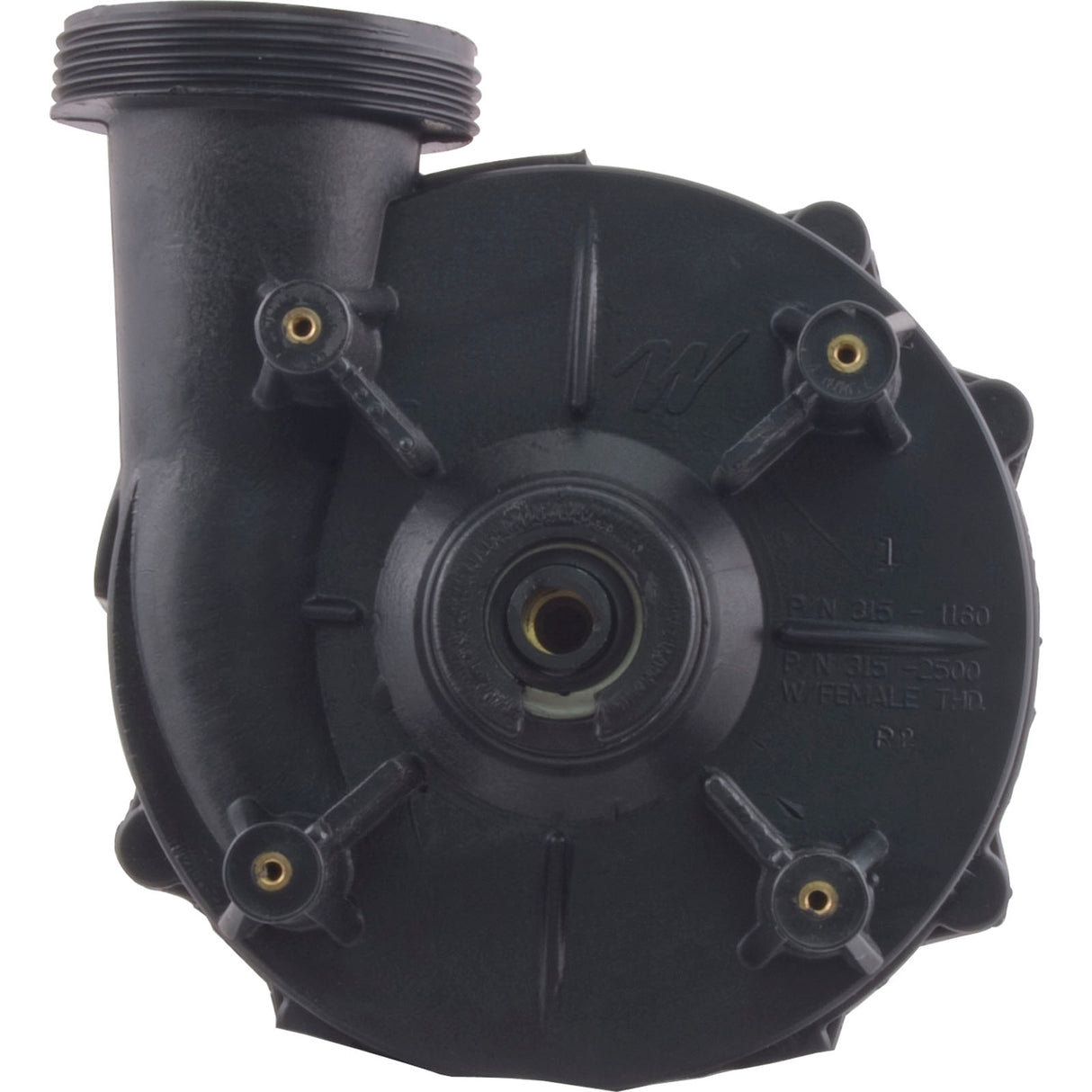 Wet End, WW Hi-Flo 3.0hp 2"mbt 48fr : 310-1150SD - Waterway Plastics - 310-1150SD - PartsForSpas.com