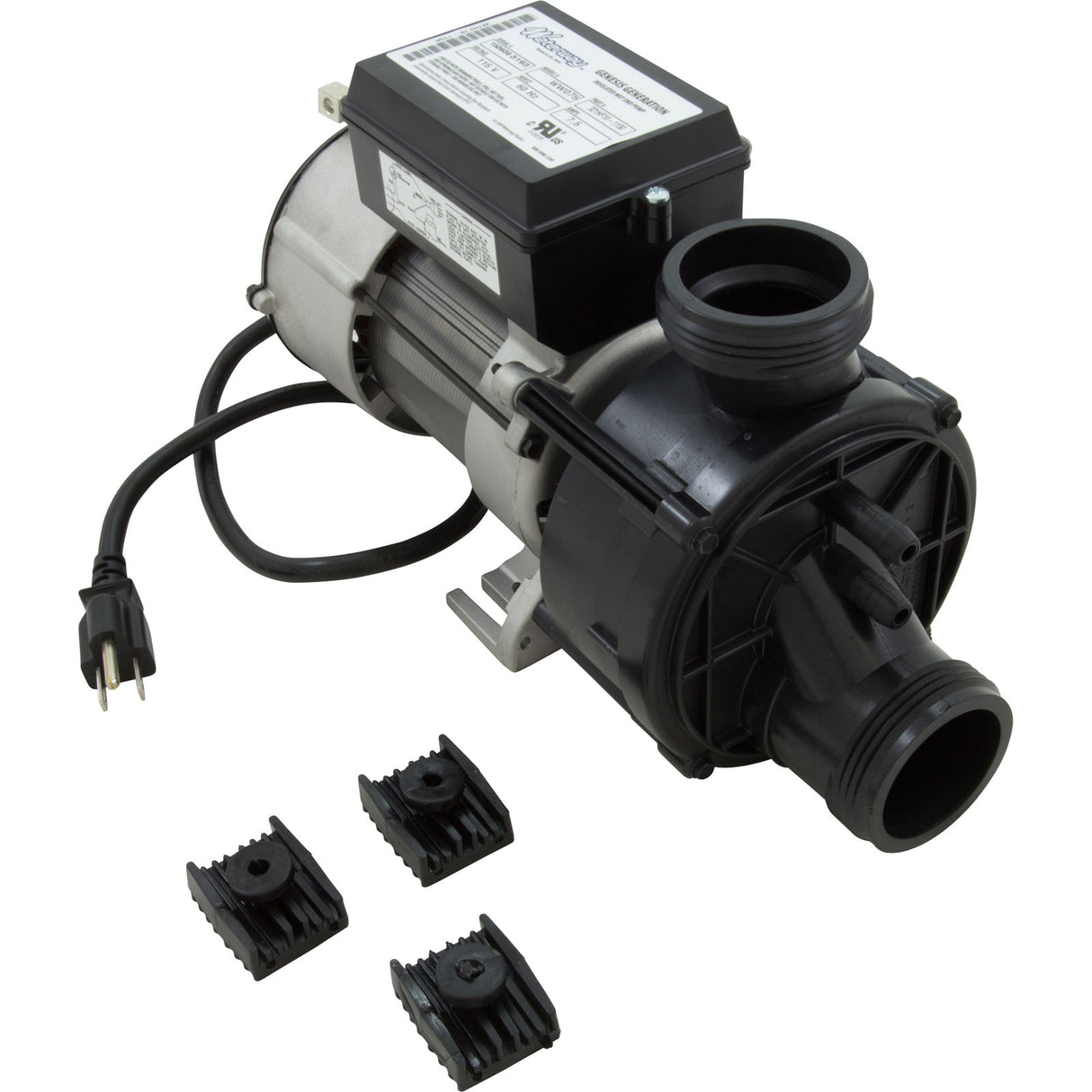 Pump, Bath, Waterway Genesis, 7.5A, 115v, 1-1/2", OEM, AS : 321HF10-0150 - Waterway Plastics - 806105400451 - PartsForSpas.com