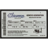 Pump, Bath, Waterway Genesis, 9.0A, 115v, 1-1/2", OEM, AS, Refurb : 321JF10-0150