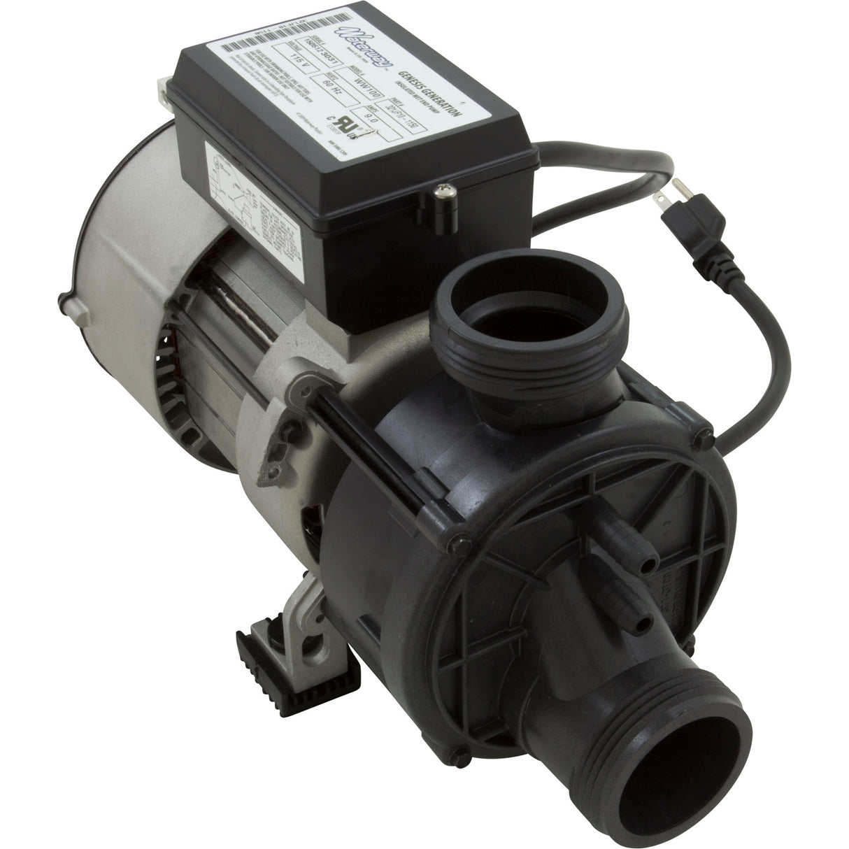 Pump, Bath, Waterway Genesis, 9.0A, 115v, 1-1/2", OEM, AS : 321JF10-0150 - Waterway Plastics - 806105400475 - PartsForSpas.com