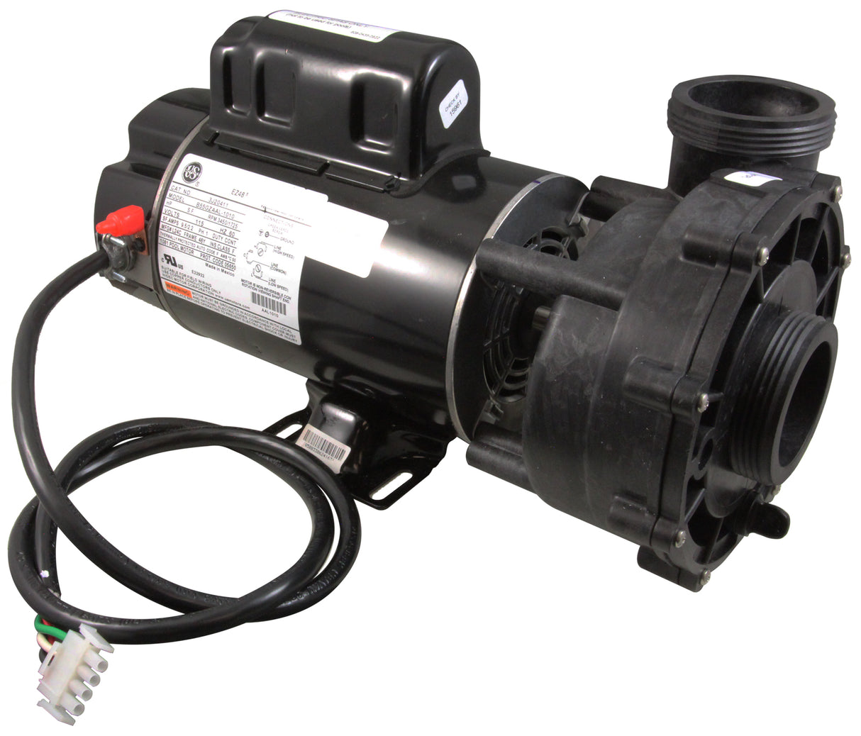 Pump, Waterway Power Defender EX2, 1.5SPL, 115V, 2-Spd, 4ft Cord : PD-110X-1W87