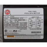 Pump, WW Viper, 4.0hp, 230v, 2-Spd, 56fr, 2-1/2" x 2-1/2", OEM : 3721621-1V - Waterway Plastics - 3721621-1V - PartsForSpas.com