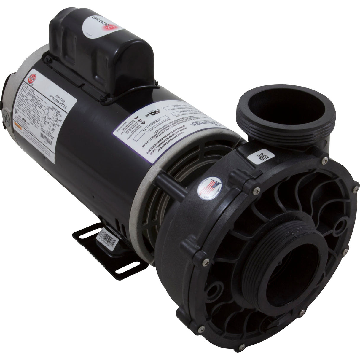 Pump, WW Viper, 5.0hp, 230v, 2-Spd, 56fr, 2-1/2" x 2-1/2", OEM : 3722021-1V - Waterway Plastics - 806105382061 - PartsForSpas.com