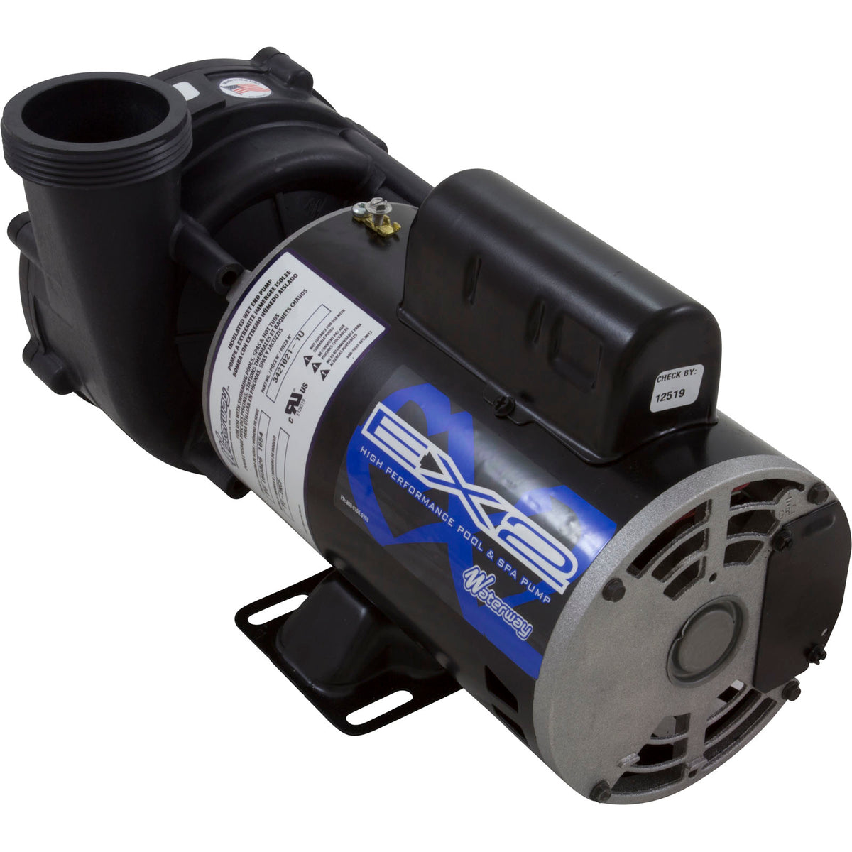 Pump, WW Ex2, 2.0SPL, 230v, 2-Spd, 48fr, 9.0A, 2", OEM : 3421021-1U - Waterway Plastics - 8.06105E+11 - PartsForSpas.com
