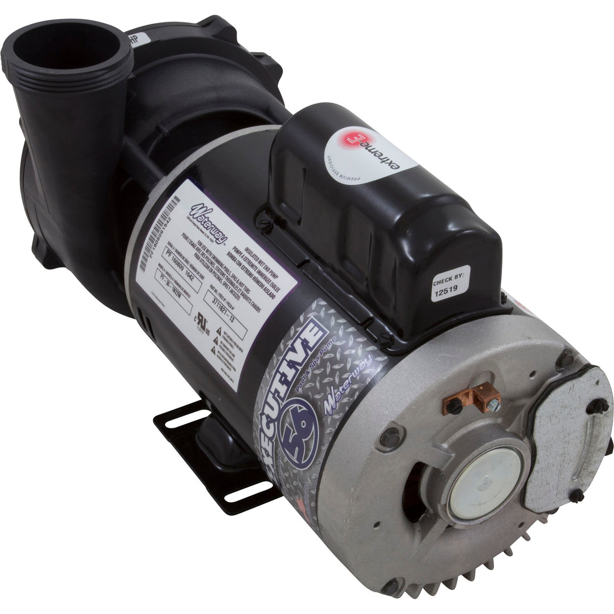 Pump, WW Exec, 4.0hp, 230v, 1-Spd, 56fr, 2-1/2" x 2", OEM : 3711621-13 - Waterway Plastics - 3711621-13 - PartsForSpas.com