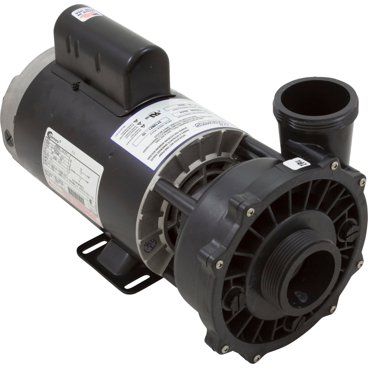 Pump, WW Exec, 5.0hp, 230v, 1-Spd, 56fr, 2", OEM : 3712021-1D - Waterway Plastics - 806105076472 - PartsForSpas.com
