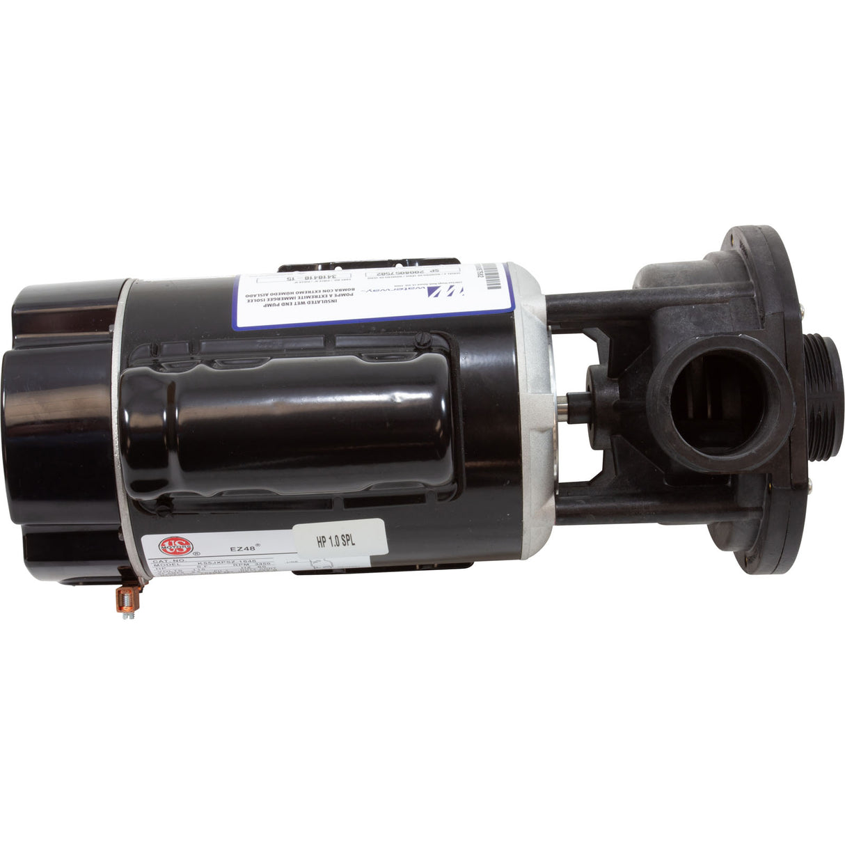 Pump, WW E-Series, 1.0SPL, 115v, 1-Spd, 48fr, 1-1/2", OEM : 3410410-15 - Waterway Plastics - 806105067586 - PartsForSpas.com