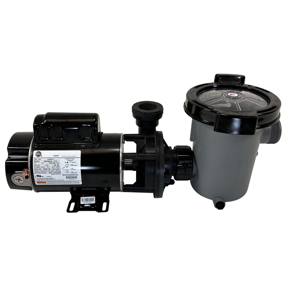 Pump, WW Hi-Flo II, 1.0SPL, 1-Spd, 115v, 6"Trp, ft Nema, Vert : SD-07-1-N