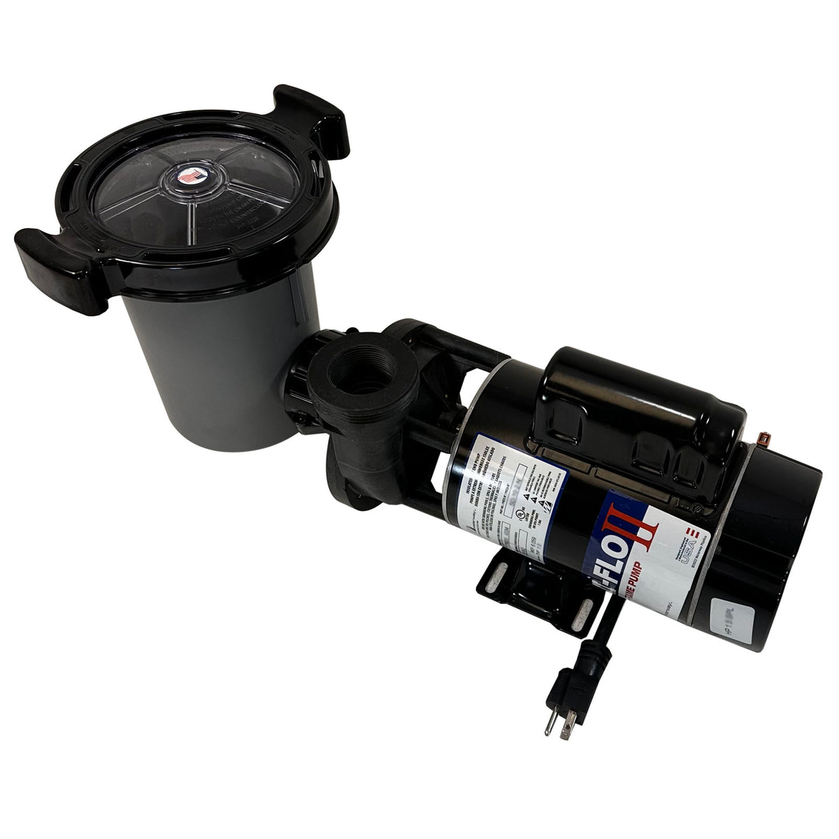 Pump, WW Hi-Flo II, 1.5SPL, 2-Spd, 115v, 6"Trp, ft Nema, Vert : SD-10-2-N
