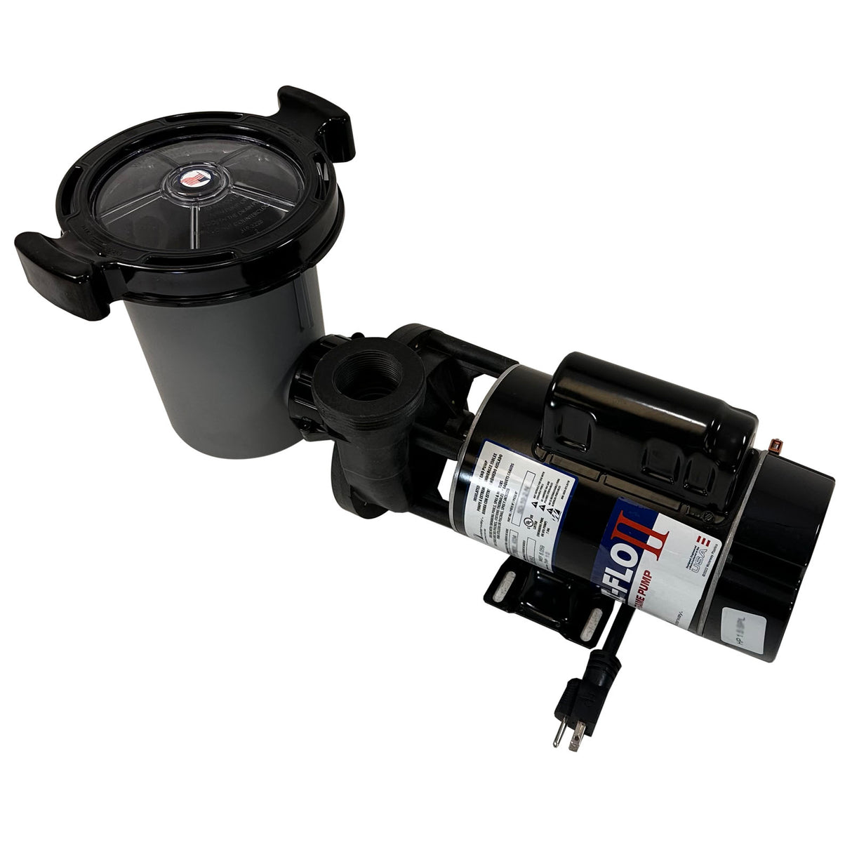 Pump, WW Hi-Flo II, 1.5SPL, 2-Spd, 115v, 6"Trp, ft Nema, Vert : SD-10-2-N - Waterway Plastics - 806105653963 - PartsForSpas.com