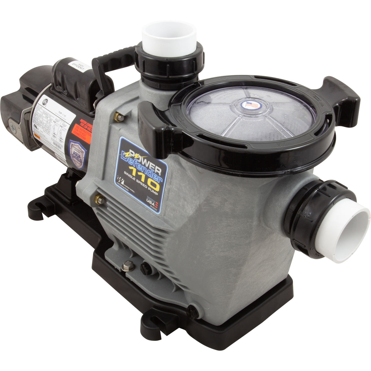Pump, Waterway Power Defender PD-110, 1.1hp, 115/230v, 1-Spd : PD-110 - Waterway Plastics - 806105661944 - PartsForSpas.com