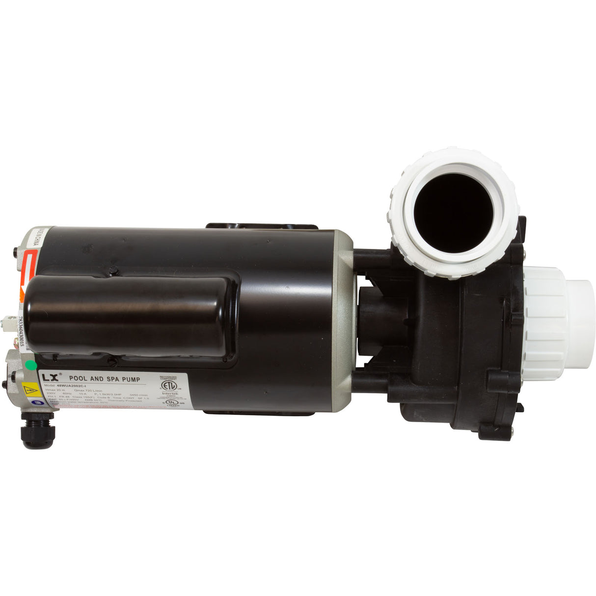 Pump, LX 48WUA, 2.0hp, 230v, 1-Spd, 48Fr, 2" : 48WUA2002C-I - Lingxiao (LX) Pump - 48WUA2002C-I - PartsForSpas.com