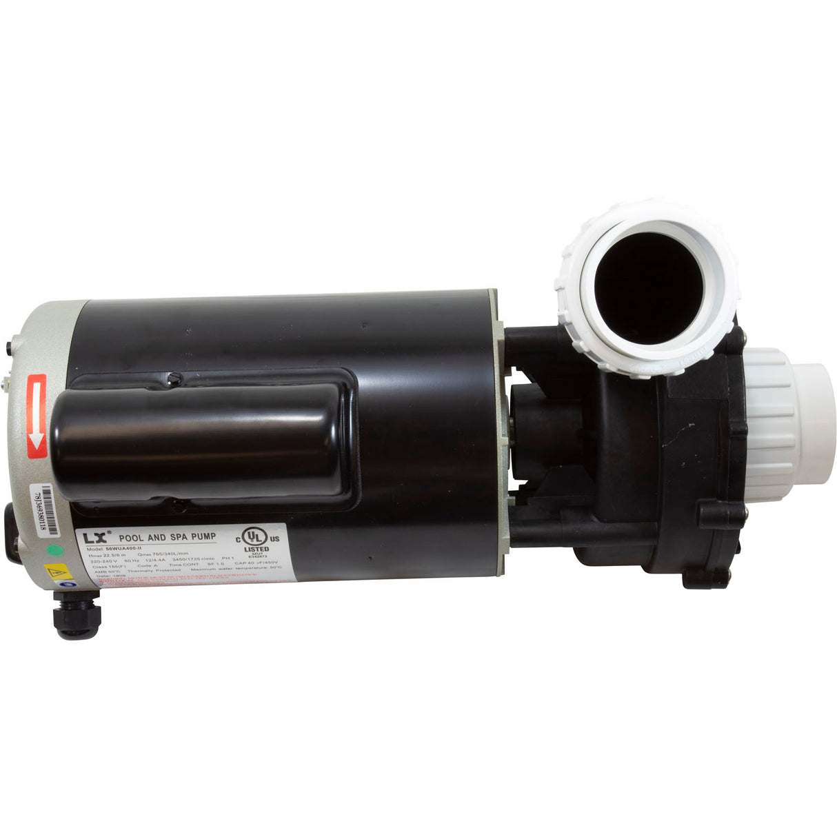 Pump, LX 56WUA, 4.0hp, 230v, 2-Spd, 56Fr, 2", SD, Bracketless : 56WUA400-II(NF) - Lingxiao (LX) Pump - 56WUA400-II(NF) - PartsForSpas.com