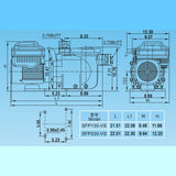 Pump, LX SFP, 2.2THP, Variable-Speed, 115V/208-230V : SFP220-VS